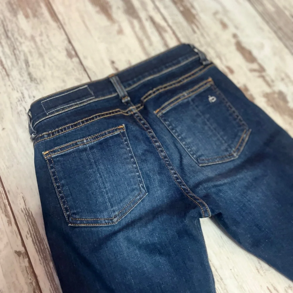 Rag & Bone Zipper Capri Skinny Jeans Distressed Ankle Zip Size 24 NWOT - Picture 6 of 16